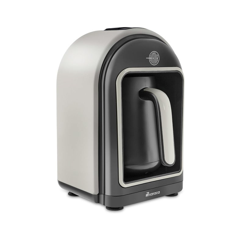 KARACA HatÄ±r Turkish Coffee Maker, 5 Cups Electric Turkish Coffee Machine with Ember Mode, Automatic Temperature Control, Overflow Protection, Audible & Visual Alerts, Cream - Image 1