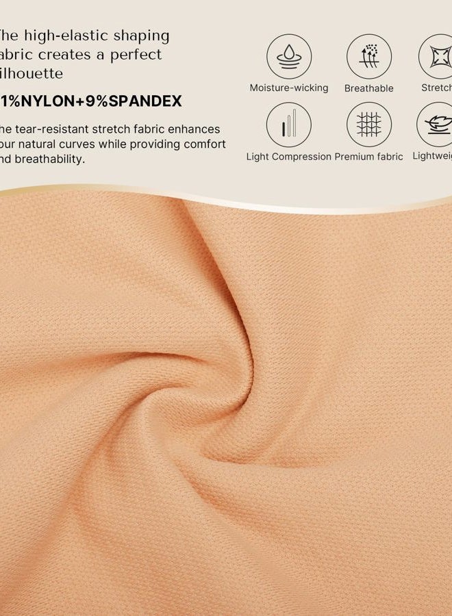 SHAPELLX Shapewear Tummy Control Shorts for Women Seamless High Waisted Body Shaper Thigh Slimming Underwear Girdle, Tan, XL-XXL - Image 5