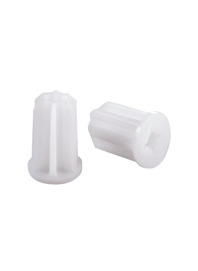 Shepherd Hardware Shepherd Hardware 9069, 3/4" Caster Furniture Sockets, White  - Image 1