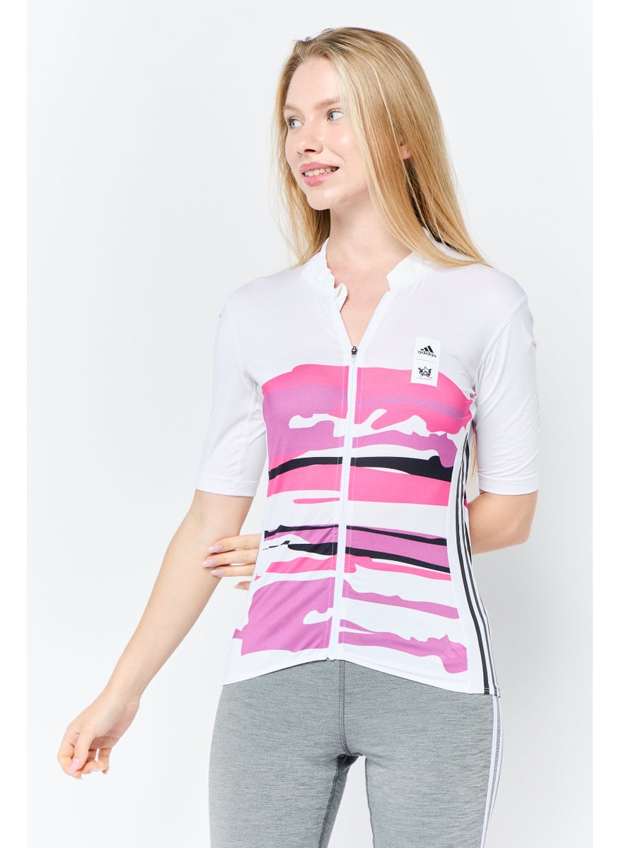 Adidas Adidas x Thebe Magugu Women Sportswear Fit Training Jersey, Multicolor  - Image 1