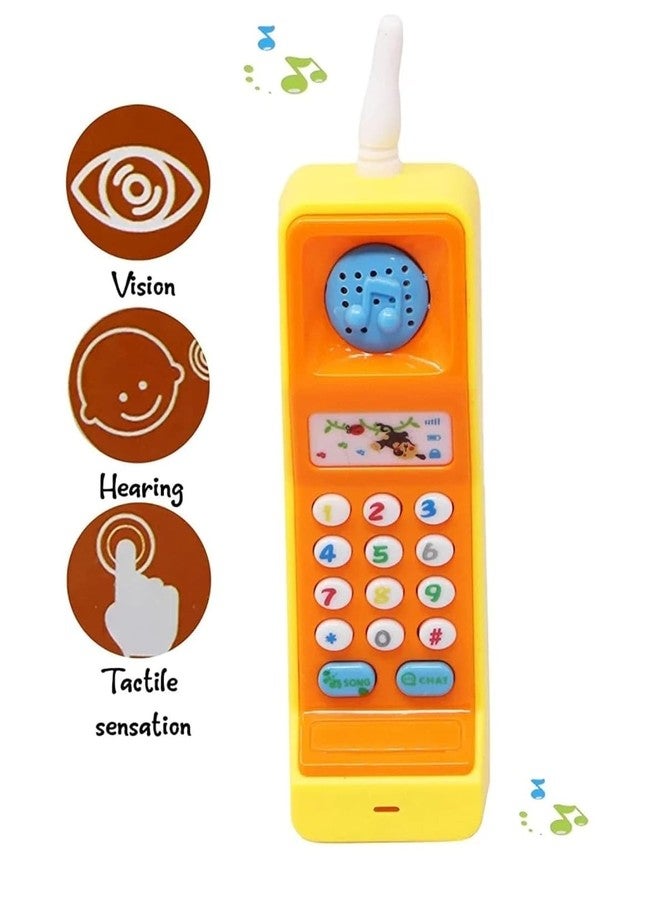 RKZ® Cordless Musical Multifunction Mobile Phone Toy Cellphone Telephone Educational Learning Toys with Lights and Sound Toys for Babies Kids Musical Toys, Pack of 2 (Colour and Design May Vary) - Image 5