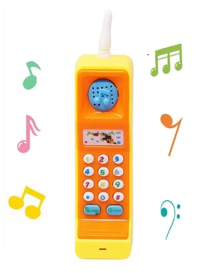 RKZ® Cordless Musical Multifunction Mobile Phone Toy Cellphone Telephone Educational Learning Toys with Lights and Sound Toys for Babies Kids Musical Toys, Pack of 2 (Colour and Design May Vary) - Image 2