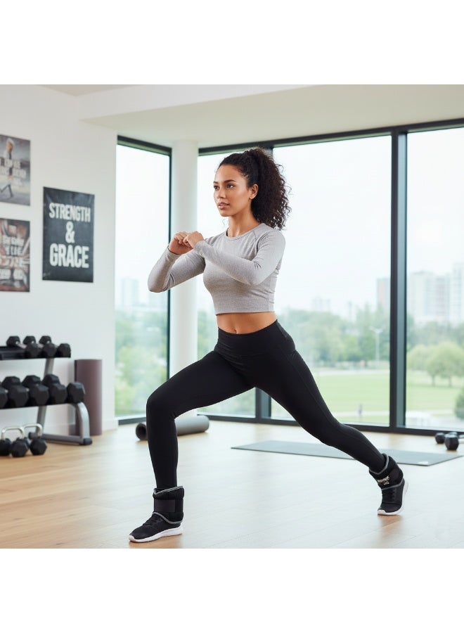 Axox Fitness Softway Wrist & Ankle Weights 1kg (Pair) -Adjustable, Comfortable Fit, Ideal for Walking, Running, Yoga & Home Workouts - Image 5