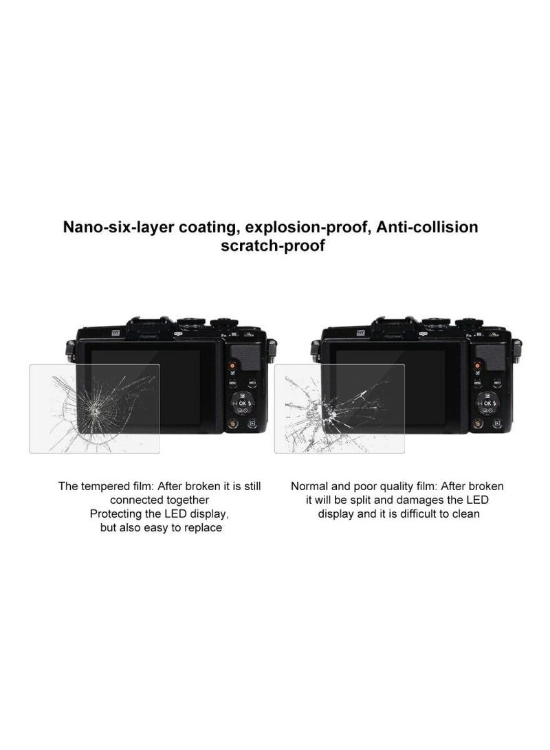 PULUZ 2.5D 9H Tempered Glass Film for Olympus EPL7, Compatible with Olympus EM10 / EM10-2 / OM-D EM5 II / OM-D EM-1 / OM-D EM-1 II / OM-D EM-1 III / PEN-F / E-P5 / E-PL8 / E-PL9 - Image 5