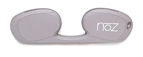 Calabria Noz Nose Pinching Armless Reading Glasses +1.50 Gray Men Women Keychain Case Pocket Readers Mini Slim Thin Compact - Image 3