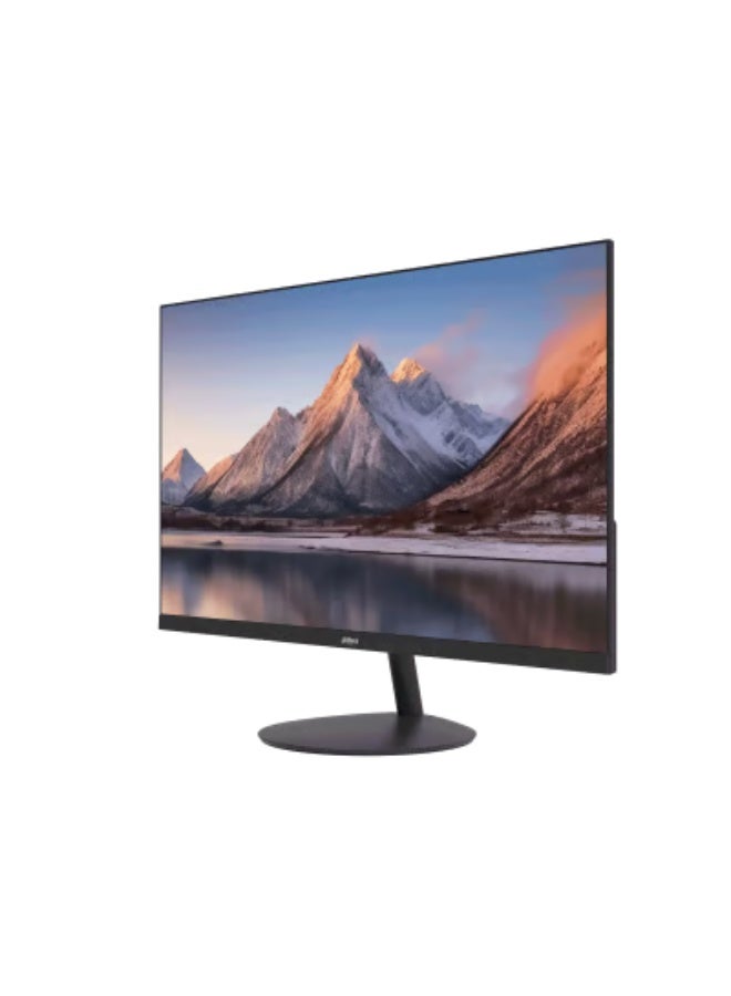Dahua 22-Inch Full HD 1080p Ultra-Thin, Borderless Monitor With Speakers (Built-in), HDMI, VGA, 3 Years Warranty (Black) BLACK