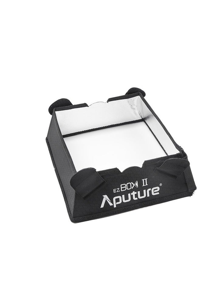 أبتشر Aputure EZ Box + II Softbox Kit – Collapsible Unibody Modifier with Dual Diffusion, 35° Grid & Carry Bag for Aputure 672 / Tri‑8 LEDs - Image 4