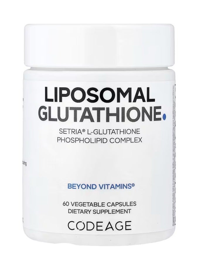 Codeage, Liposomal, Glutathione, 60 Vegetable Capsules