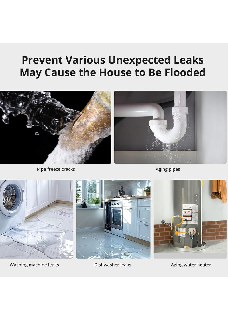 SONOFF SONOFF SNZB-05P Zigbee Water Leak Sensor Without Detection Cable for Alarm System and Smart Home Automation, Wireless Mini Flood Detector for Kitchen Bathroom Basement 1Pack  - Image 5