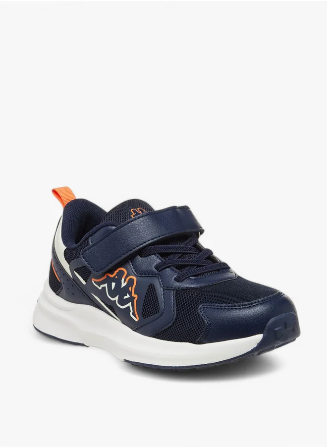 كابا Boys' Logo Detail Sports Shoes with Hook and Loop Closure