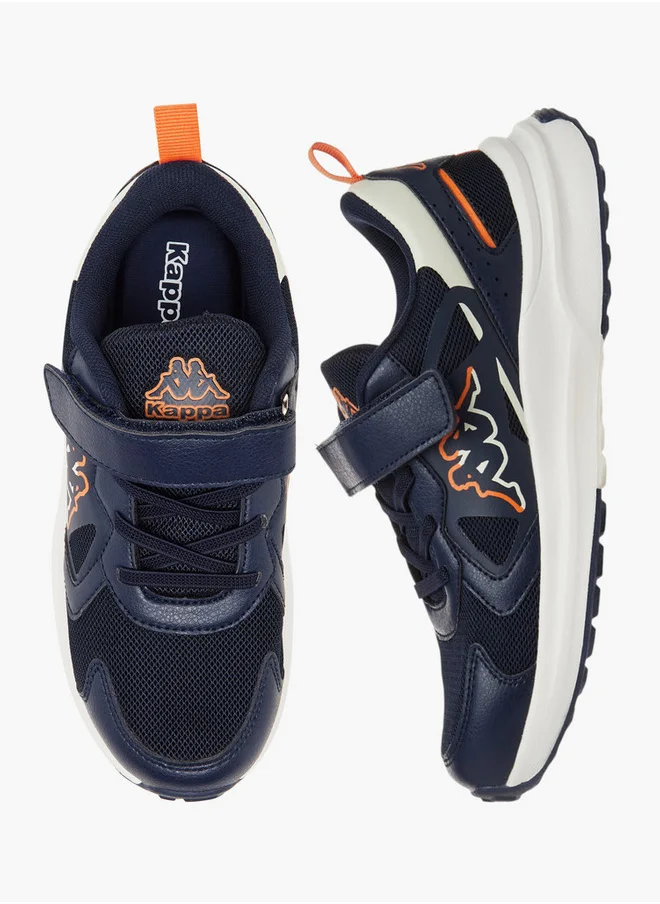 كابا Boys' Logo Detail Sports Shoes with Hook and Loop Closure