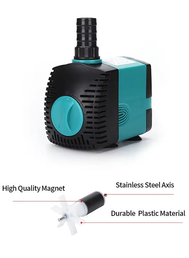 220V UK Plug Submersible Water Fountain Pump Filter Fish Pond Aquarium Water Pump Tank Oxygen Air Pump Part & Accessories - Image 5