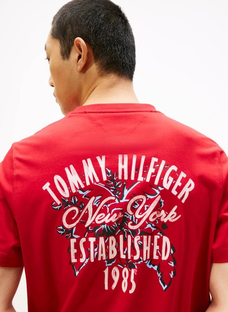Tommy Hilfiger  Graphic Crew Neck T-Shirt for Men | Best Price UAE
