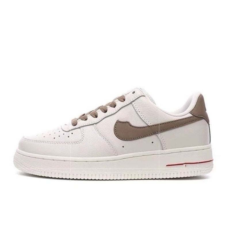 Casual sports shoes - classic pure white wheat color cushioned men's and women's couple style sports shoes - Image 2