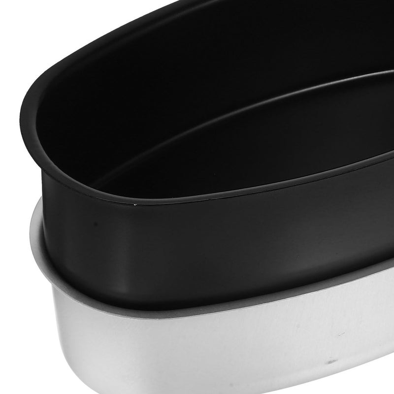 Non Stick Oval Baking Pan 2pcs Aluminum Alloy Cake Mold for Cheesecake - Image 4