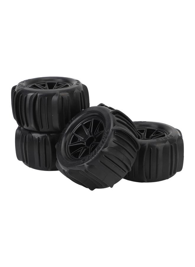 Thoraya - 4PCS RC Wheel Tires 12mm Hex Hub 85mm Diameter Rubber Tire Replacement for 16A01 16A02 16A03 16A04 16A08 1/16 RC Car - Image 1