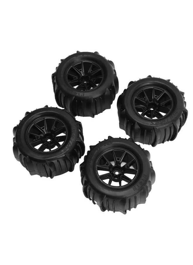 Thoraya - 4PCS RC Wheel Tires 12mm Hex Hub 85mm Diameter Rubber Tire Replacement for 16A01 16A02 16A03 16A04 16A08 1/16 RC Car - Image 1