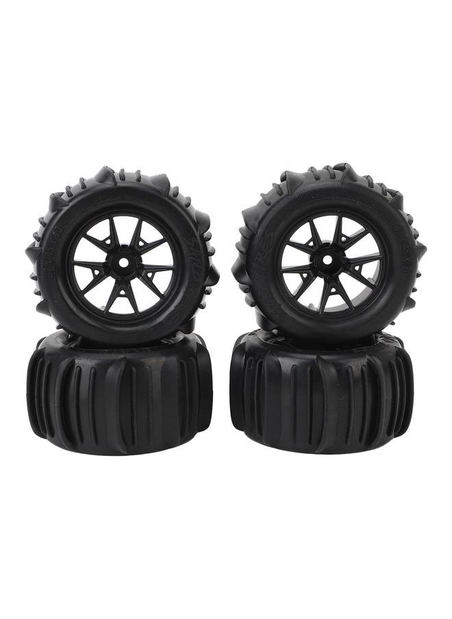 Thoraya - 4PCS RC Wheel Tires 12mm Hex Hub 85mm Diameter Rubber Tire Replacement for 16A01 16A02 16A03 16A04 16A08 1/16 RC Car - Image 1