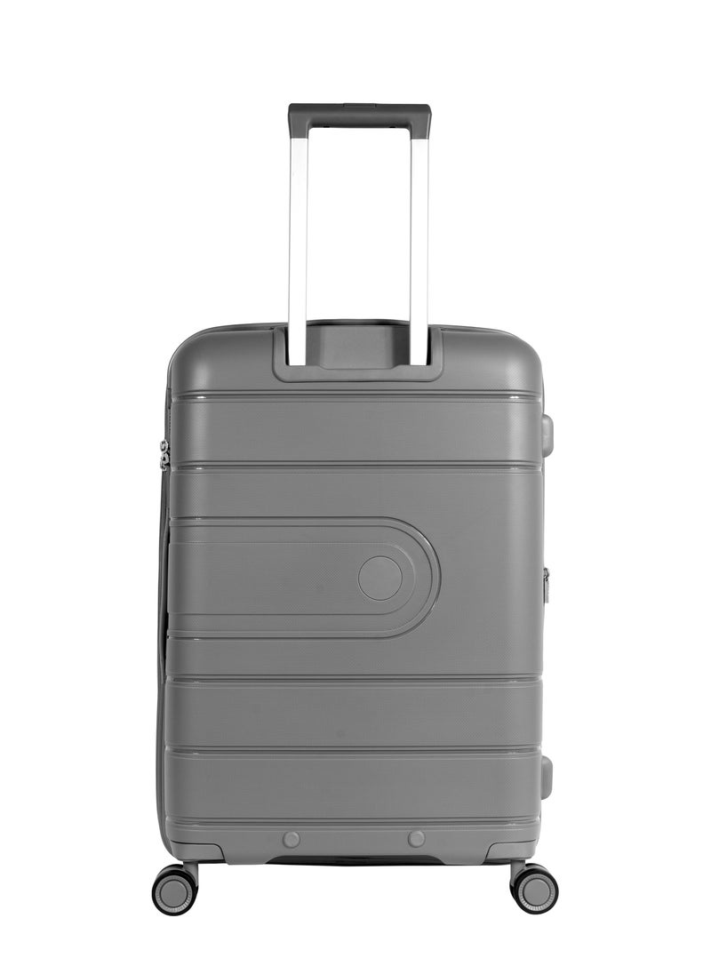 Pierre Cardin Hardcase Trolley Set of 4-PC86304 D.Grey