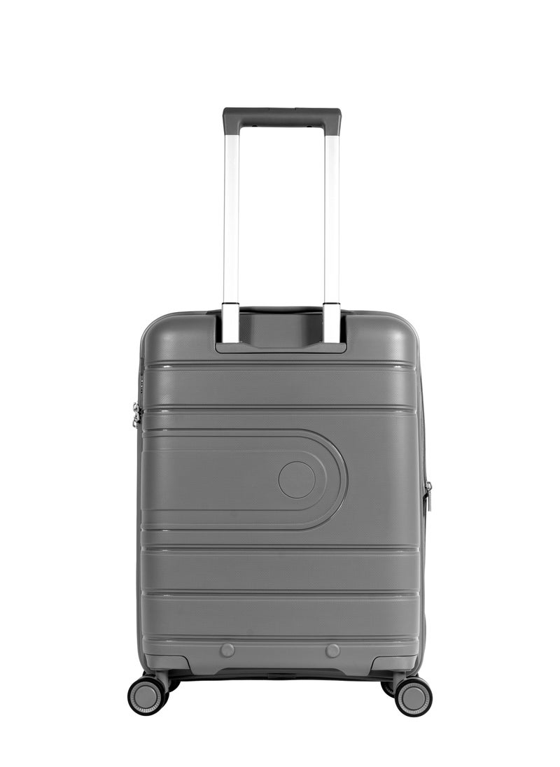 Pierre Cardin Hardcase Trolley Set of 4-PC86304 D.Grey
