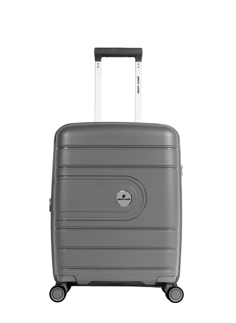 Pierre Cardin Hardcase Trolley Set of 4-PC86304 D.Grey