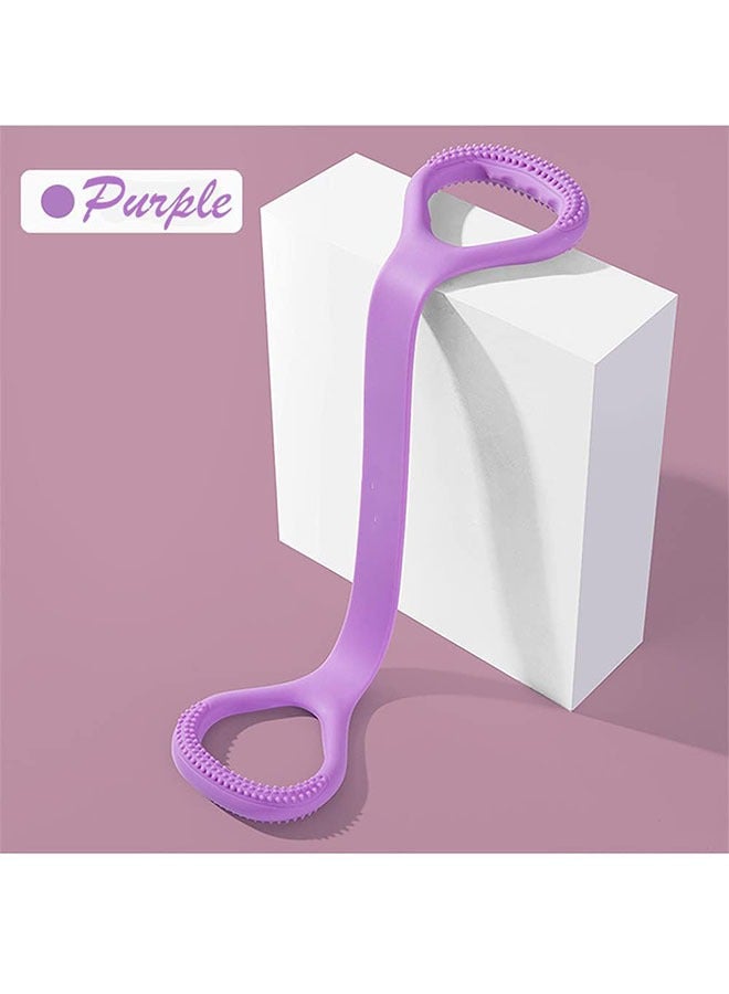 meayul 2 Pack Figure 8 Fitness Resistance Band, gym accessories, Arm Back Training Elastic Ropes Workout Chest Arm and Shoulder Stretch Bands Exercise Equipment for Physical Therapy, Yoga, pilates, Stretching - Image 2