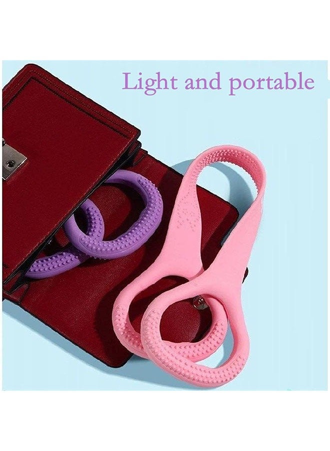 meayul 2 Pack Figure 8 Fitness Resistance Band, gym accessories, Arm Back Training Elastic Ropes Workout Chest Arm and Shoulder Stretch Bands Exercise Equipment for Physical Therapy, Yoga, pilates, Stretching - Image 4