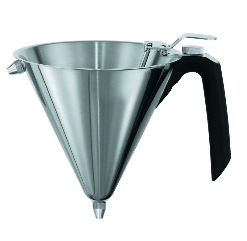 Rösle Stainless Steel Confectionary Funnel with Silicone Handle - Image 2
