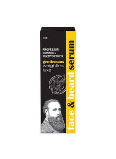 PROFESSOR EDWARD J FUZZWORTHY'S Professor Fuzzworthy's Gentlemans Face & Beard Oil Serum | Best for Normal - Curly - Dry Hair & Good for Sensitive Skin | Natural Organic Men's Grooming - Fragrance Sulfate Paraben Free  - Image 1