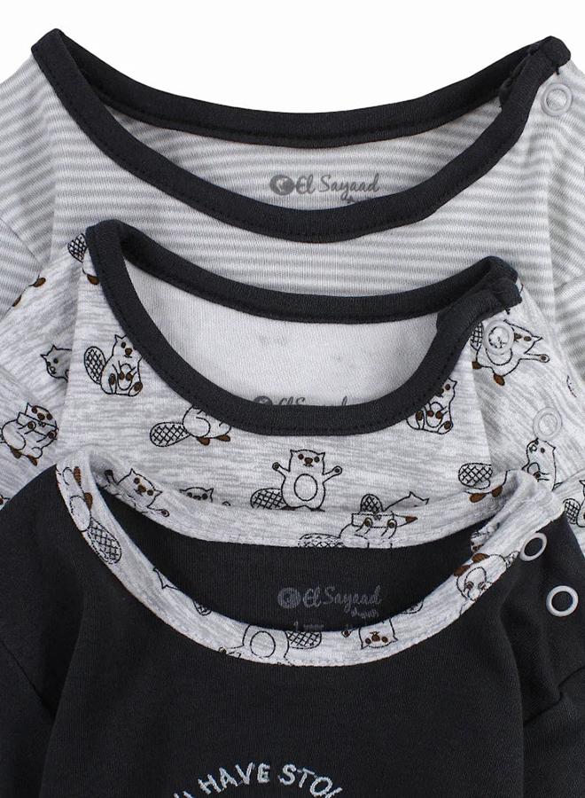 الصياد طقم من 3 قطع بودي داخلي قطن بأكمام طويلة – للاطفال - Image 3