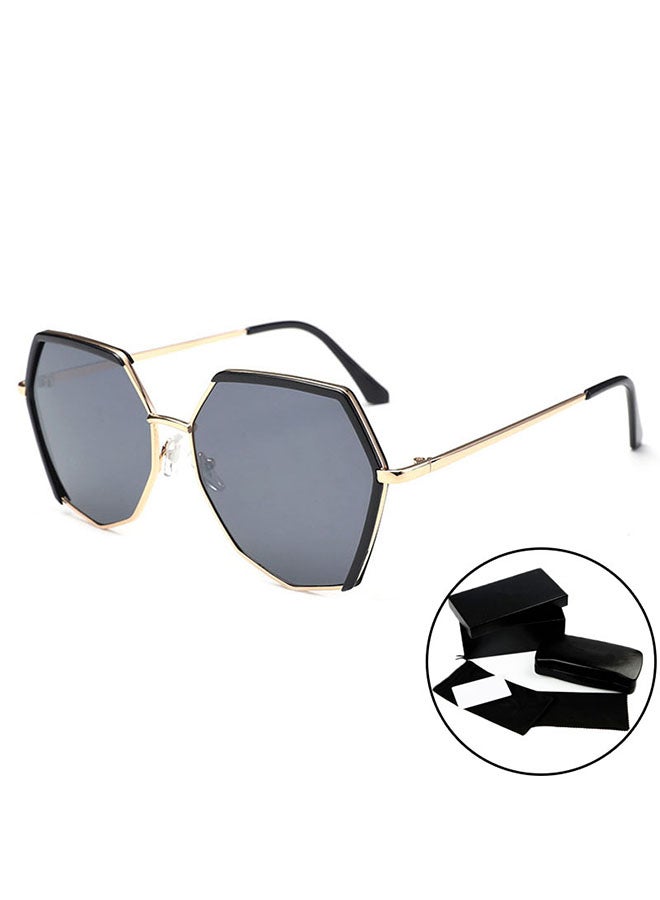 Irregular Polygon Vintage Sunglasses - Image 3