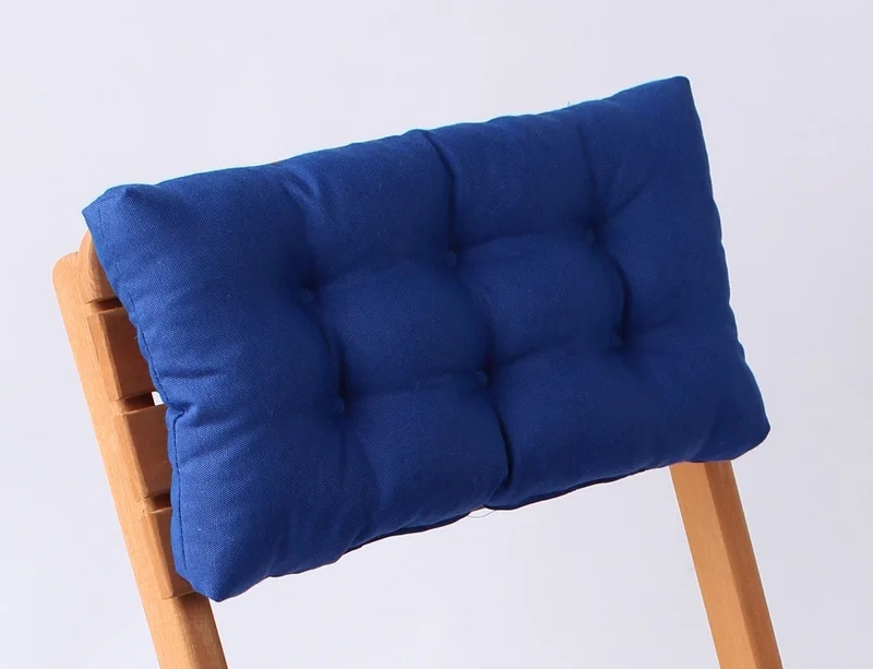 Altın Pamuk Gold Cotton Bistro Wooden Kitchen Garden Chair Cushion Set 2 Pieces with Backrest