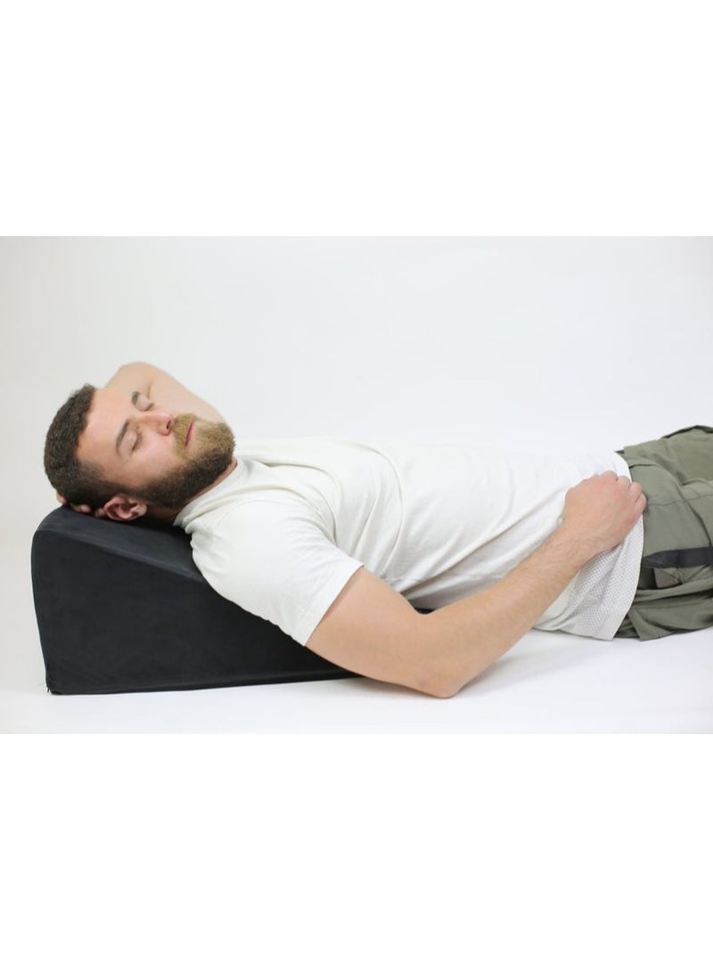 Max Comfort Anti-esophageal reflux and orthopedic pillow, black, American foam from Max Comfort  - Image 3