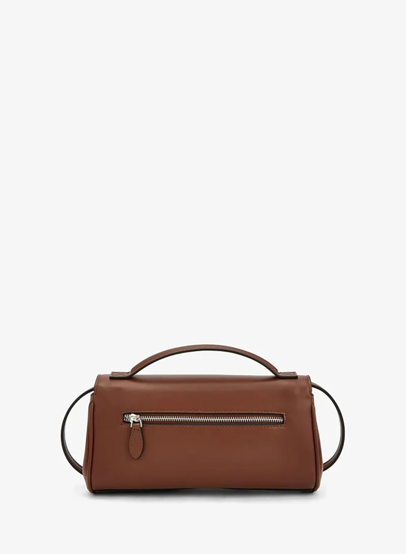 Celeste TAN Solid Crossbody Bag With Strap Handle for Women | Best Price UAE