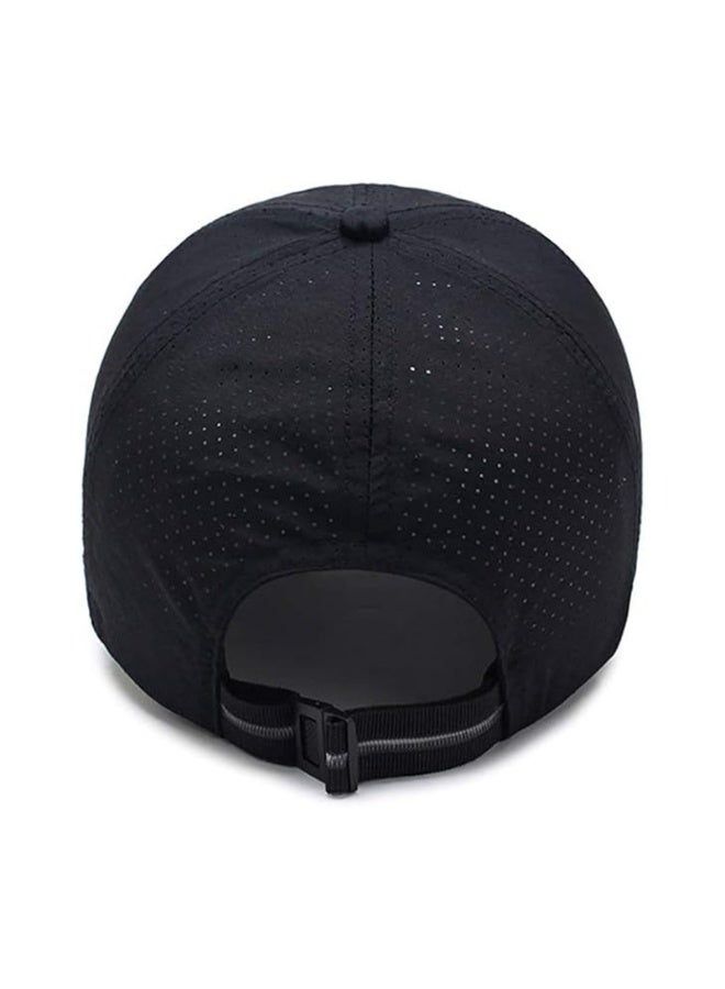 Unisex Breathable Sports Baseball Cap with Ventilation Holes – Lightweight Adjustable Summer Hat for Men & Women – UV Protection Outdoor Running Gym Cap – Casual Plain Adjustable Strap Cap (7 Colors Available) - Image 2