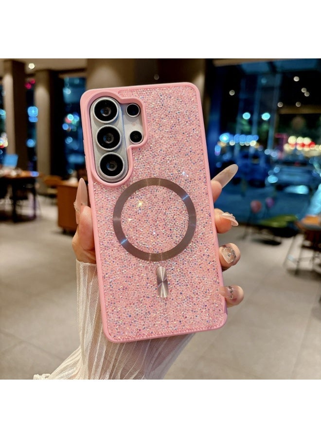 Bling Glitter Magnetic Phone Case for Samsung Galaxy S26 Ultra, Shockproof Full Coverage