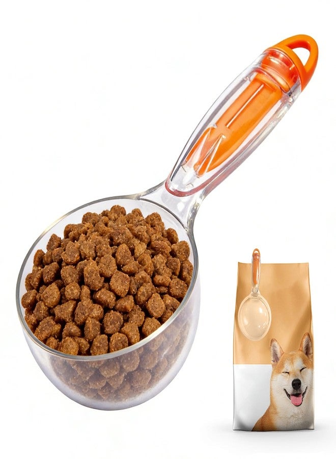 IVICOO Dog Food Scoop 1 Cup, Dog Food Measuring Cup with Detachable Handle, 3-in-1 Multi-Function Scoop for Cats Dogs(1 Pack) - Image 1