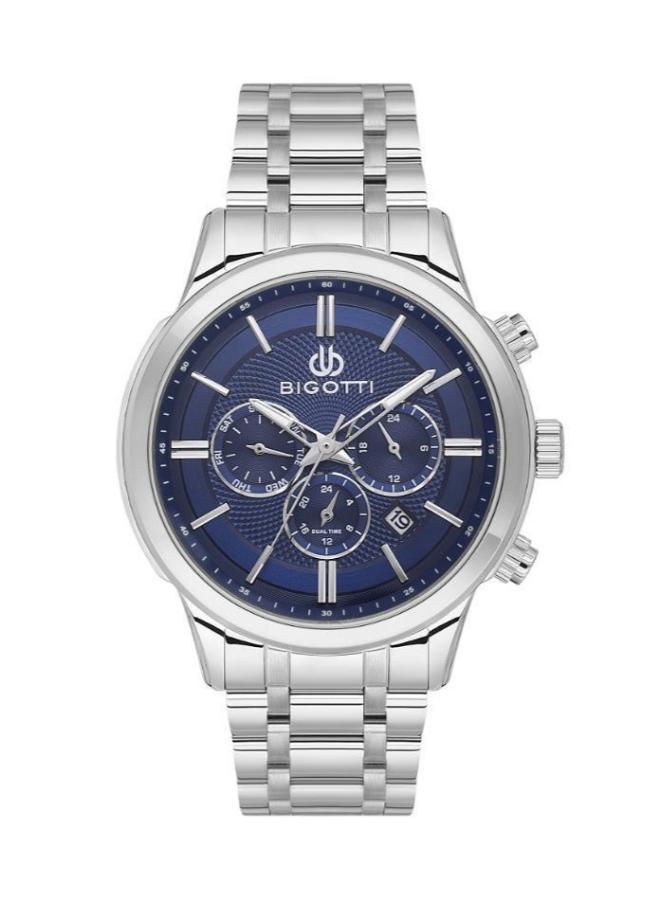 Bigotti - Quotidiano Men Watch | Stainless SteelBrass Case | Analog | Round Dial | Mineral Glass | Japanese Quartz | Water Resistant 50 Meters - Image 1