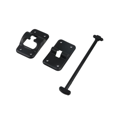 Tsnamay تسناماي 6" 4 قطع حامل باب T-Style لحامل الباب ، حامل الحمولة ، ملحقات RV و معدات الأبواب ، أسود - Image 3