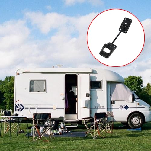 Tsnamay تسناماي 6" 4 قطع حامل باب T-Style لحامل الباب ، حامل الحمولة ، ملحقات RV و معدات الأبواب ، أسود - Image 5