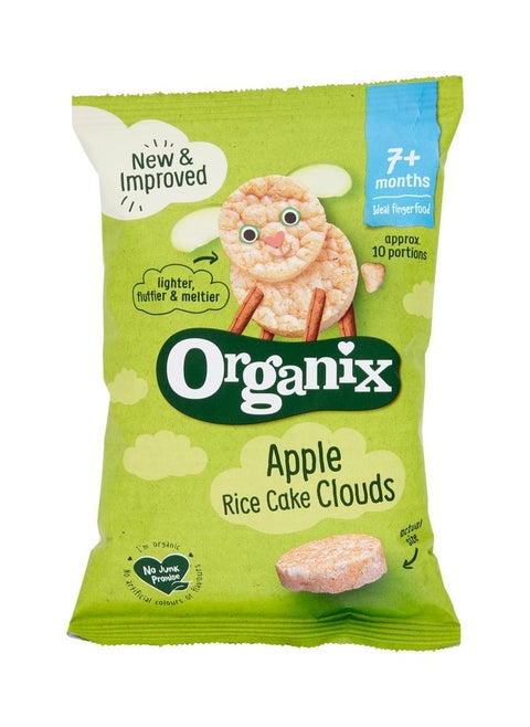 Organic Apple Rice Cake Clouds 40g