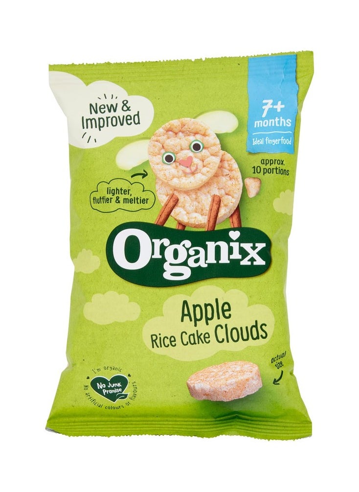 Organix Organic Apple Rice Cake Clouds 40g  - Image 1