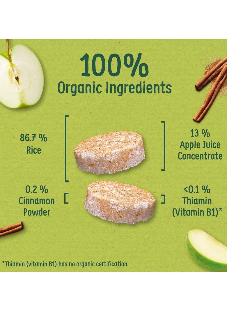 Organix Organic Apple Rice Cake Clouds 40g  - Image 3