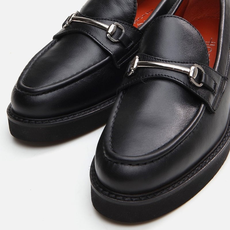 Hotiç 01AYH291730A100 GENUINE Leather Black Women's Loafer  - Image 4