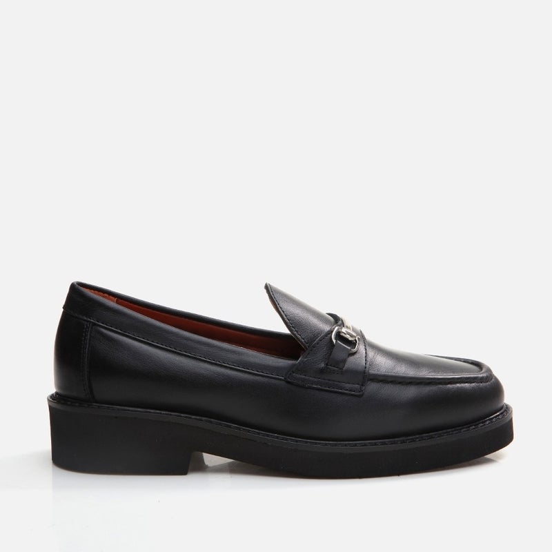 Hotiç 01AYH291730A100 GENUINE Leather Black Women's Loafer  - Image 1