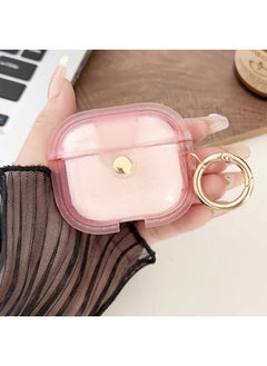 Case Cover For AirPods 3 Magnetic Clear Armor TPU TWS Earphone Case Pink