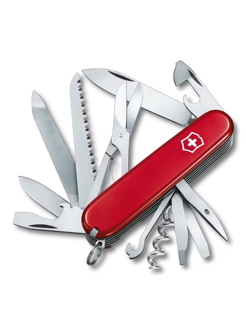 فيكترونوكس سكين الجيب السويسرية فيكتورينوكس رينجر (Victorinox Ranger 1.3763) — 21 وظيفة | فولاذ سويسرى | مقبض أحمر كلاسيكي | صناعة سويسرية - Image 1