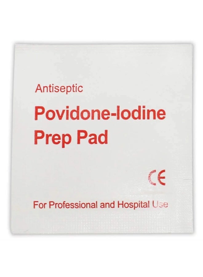 DADA Povidone-Iodine Antiseptic Prep Pads, 100 Count