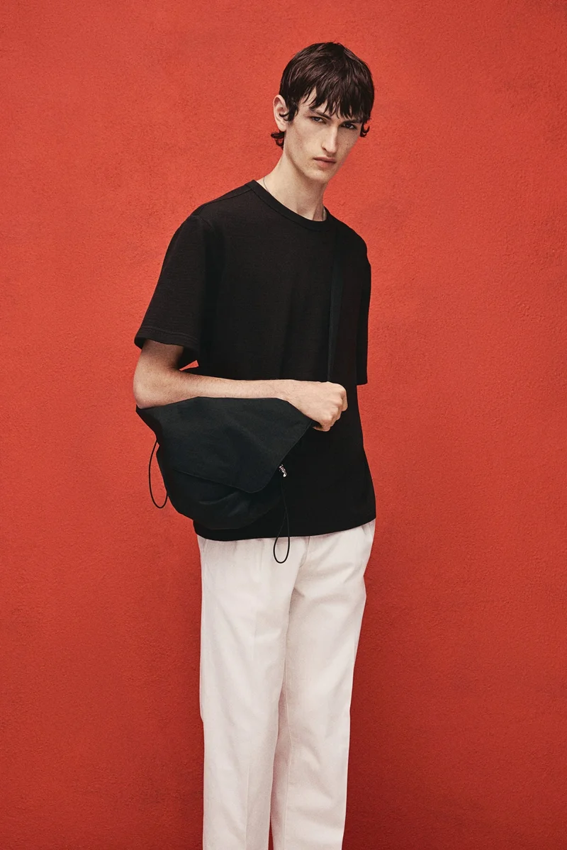 اتش اند ام Regular Fit Waffled T-shirt