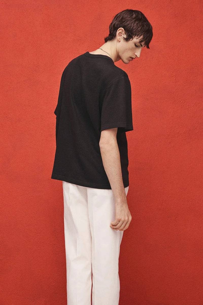 اتش اند ام Regular Fit Waffled T-shirt